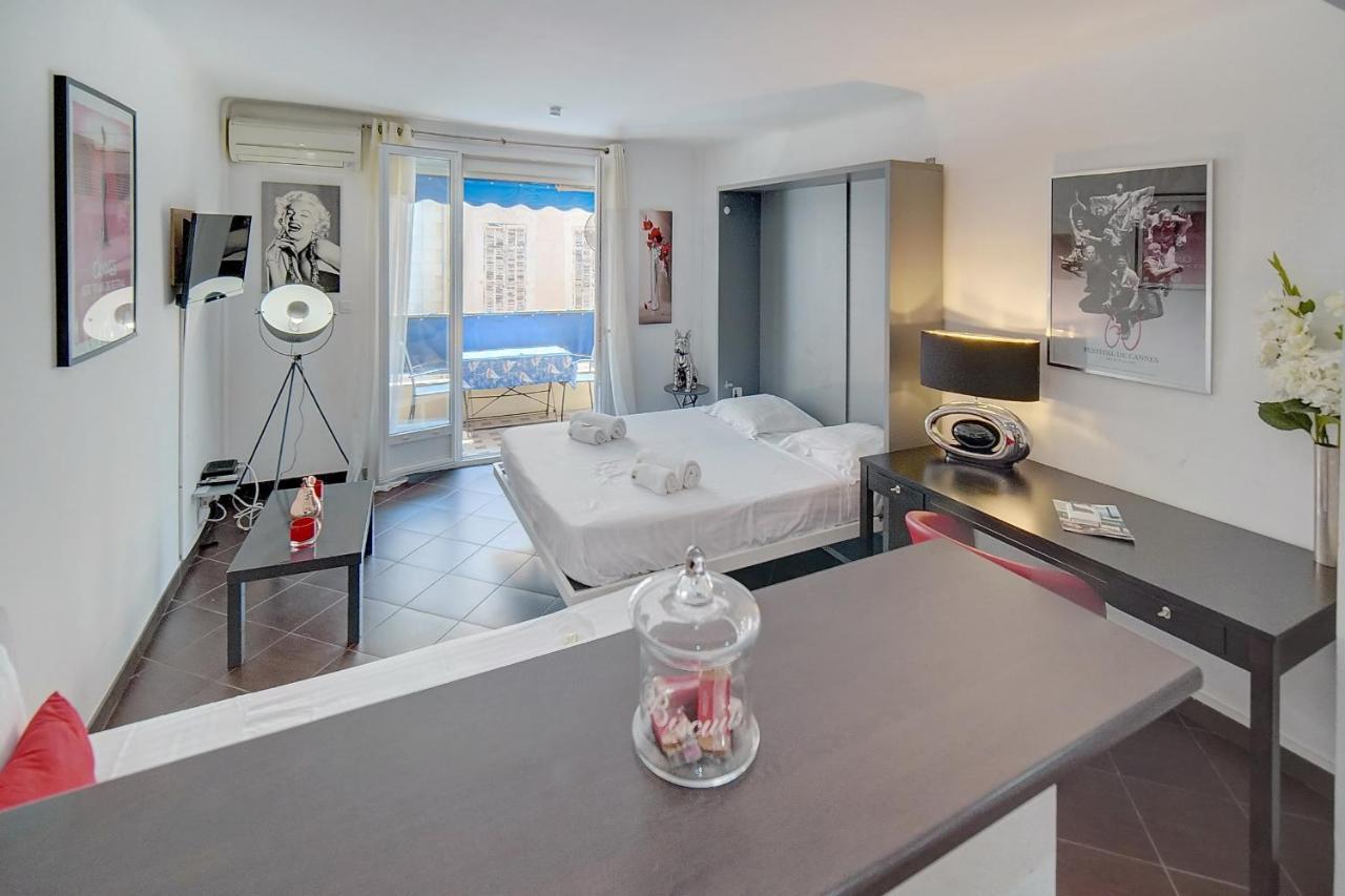 Immogroom -Terrace -Air Conditioning - City-Center Cannes Bagian luar foto